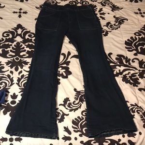 New York & Company SOHO high waisted flare Jeans